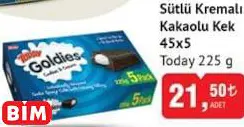 TODAY SÜTLÜ KREMALI KAKAOLU KEK 45X5